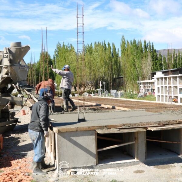 Avanza la ampliación del Cementerio Municipal de El Calafate