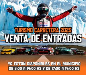 Lee más sobre el artículo YA ESTÁN A LA VENTA LAS ENTRADAS PARA EL TURISMO CARRETERA EN EL MUNICIPIO